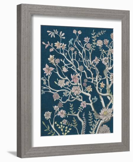 Indigo Night Chinoiserie I-Naomi McCavitt-Framed Art Print