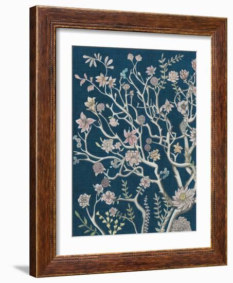 Indigo Night Chinoiserie I-Naomi McCavitt-Framed Art Print