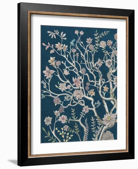 Indigo Night Chinoiserie I-Naomi McCavitt-Framed Art Print