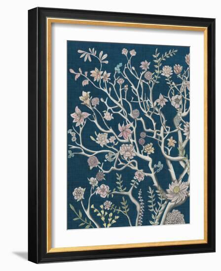 Indigo Night Chinoiserie I-Naomi McCavitt-Framed Art Print