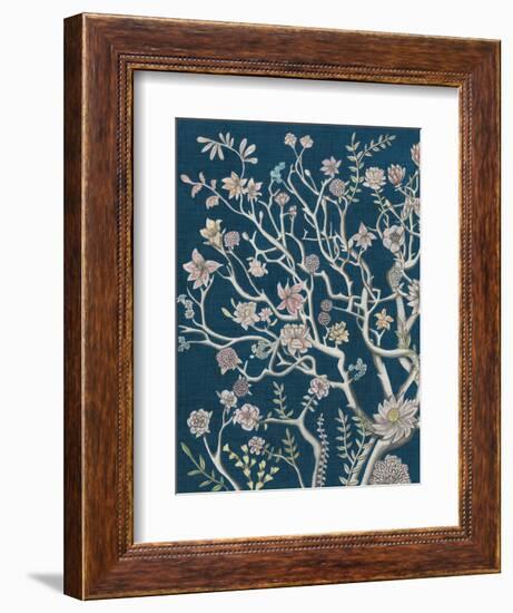 Indigo Night Chinoiserie I-Naomi McCavitt-Framed Premium Giclee Print