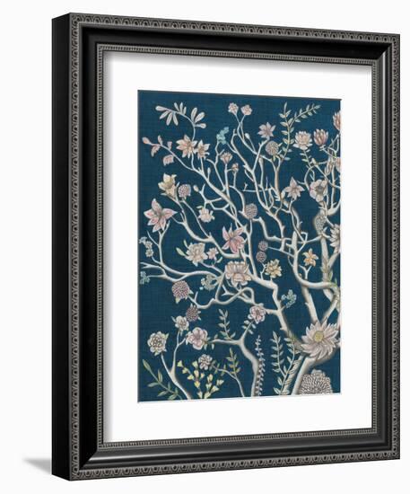 Indigo Night Chinoiserie I-Naomi McCavitt-Framed Art Print