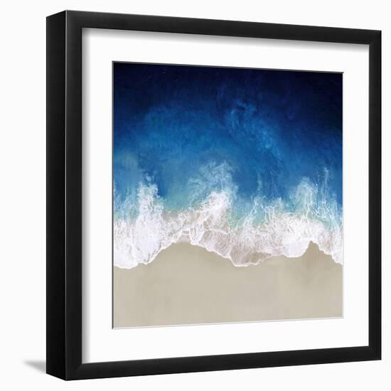 Indigo Ocean Waves I-Maggie Olsen-Framed Art Print