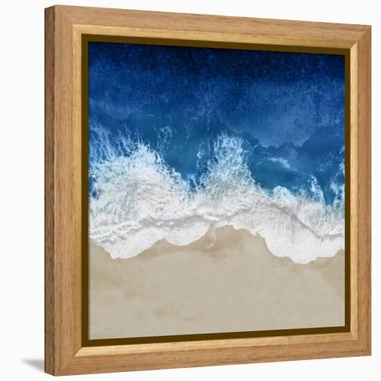 Indigo Ocean Waves IV-Maggie Olsen-Framed Stretched Canvas