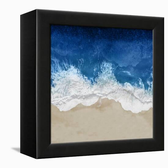 Indigo Ocean Waves IV-Maggie Olsen-Framed Stretched Canvas