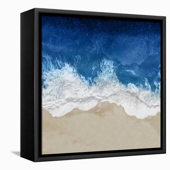 Indigo Ocean Waves IV-Maggie Olsen-Framed Stretched Canvas