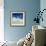 Indigo Ocean Waves IV-Maggie Olsen-Framed Art Print displayed on a wall