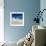 Indigo Ocean Waves IV-Maggie Olsen-Framed Art Print displayed on a wall