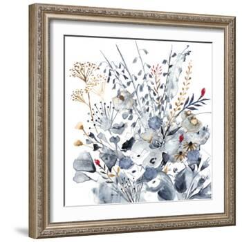 Indigo & Ochre I-Victoria Borges-Framed Premium Giclee Print