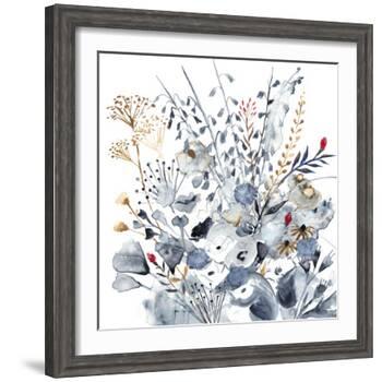 Indigo & Ochre I-Victoria Borges-Framed Premium Giclee Print
