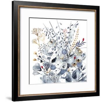 Indigo & Ochre I-Victoria Borges-Framed Premium Giclee Print