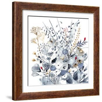 Indigo & Ochre I-Victoria Borges-Framed Premium Giclee Print