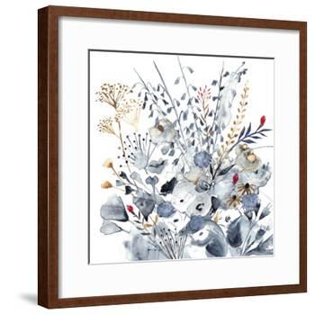 Indigo & Ochre I-Victoria Borges-Framed Premium Giclee Print
