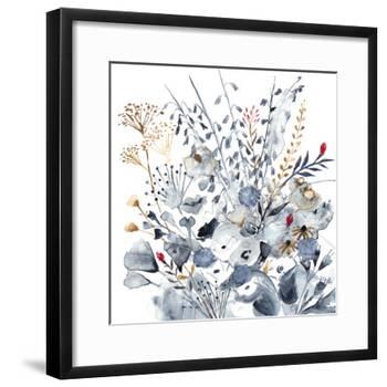 Indigo & Ochre I-Victoria Borges-Framed Premium Giclee Print