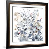 Indigo & Ochre I-Victoria Borges-Framed Premium Giclee Print