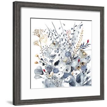Indigo & Ochre I-Victoria Borges-Framed Premium Giclee Print