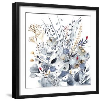 Indigo & Ochre I-Victoria Borges-Framed Premium Giclee Print