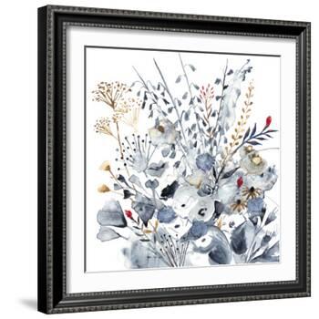 Indigo & Ochre I-Victoria Borges-Framed Premium Giclee Print