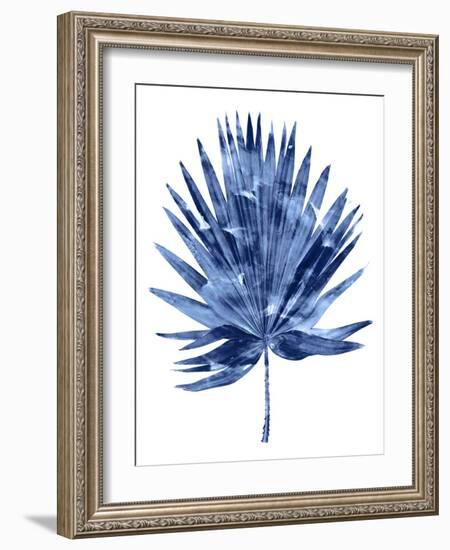 Indigo Palm IV-Melonie Miller-Framed Art Print