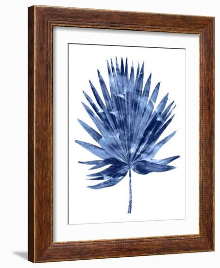 Indigo Palm IV-Melonie Miller-Framed Art Print