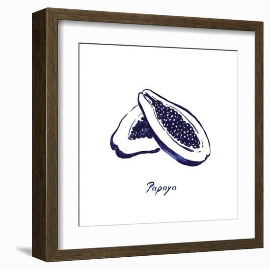 Indigo Papaya-Aimee Wilson-Framed Art Print