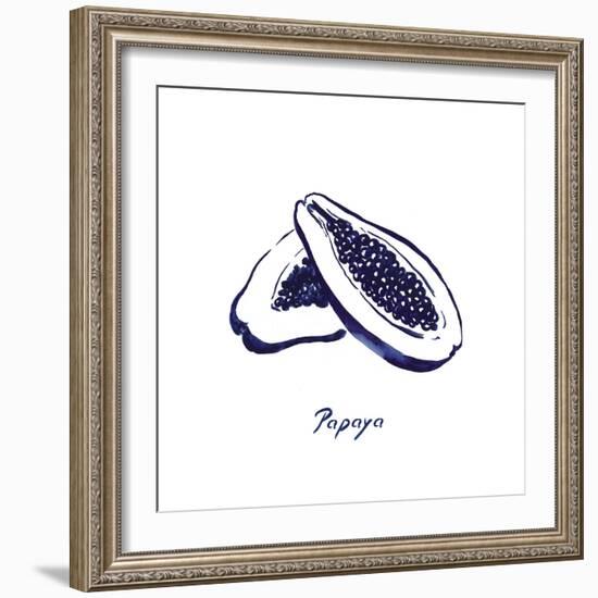 Indigo Papaya-Aimee Wilson-Framed Art Print