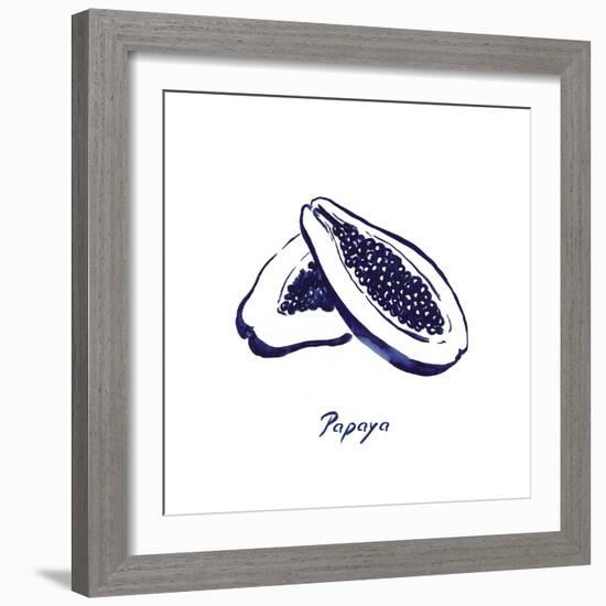 Indigo Papaya-Aimee Wilson-Framed Art Print