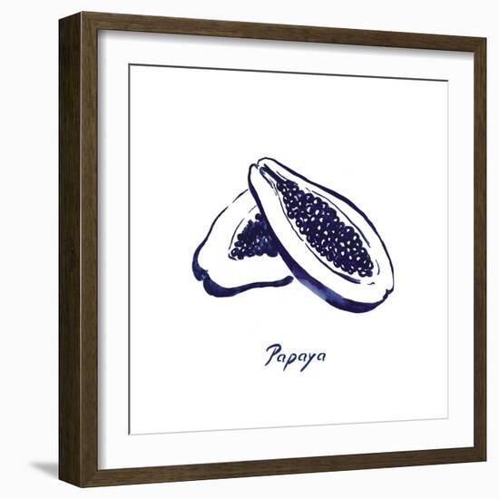 Indigo Papaya-Aimee Wilson-Framed Art Print