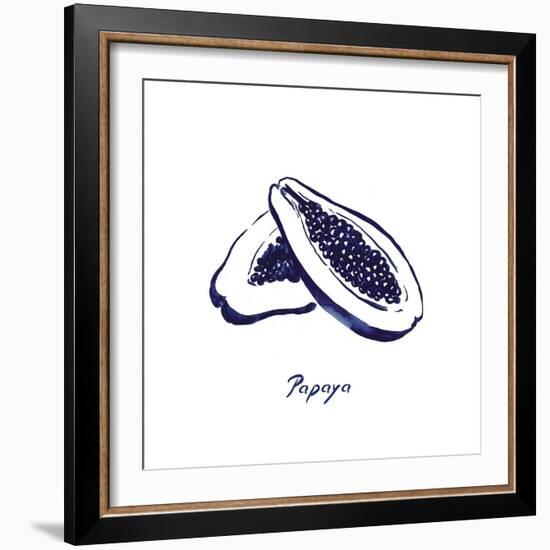 Indigo Papaya-Aimee Wilson-Framed Art Print