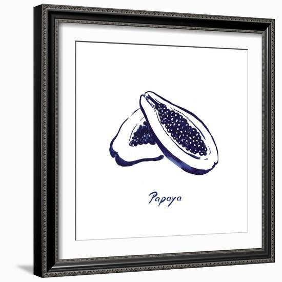 Indigo Papaya-Aimee Wilson-Framed Art Print