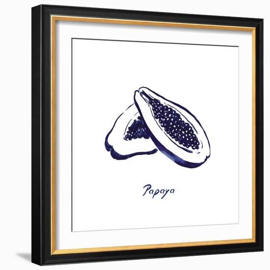 Indigo Papaya-Aimee Wilson-Framed Art Print