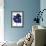 Indigo Petal I-PI Studio-Framed Art Print displayed on a wall