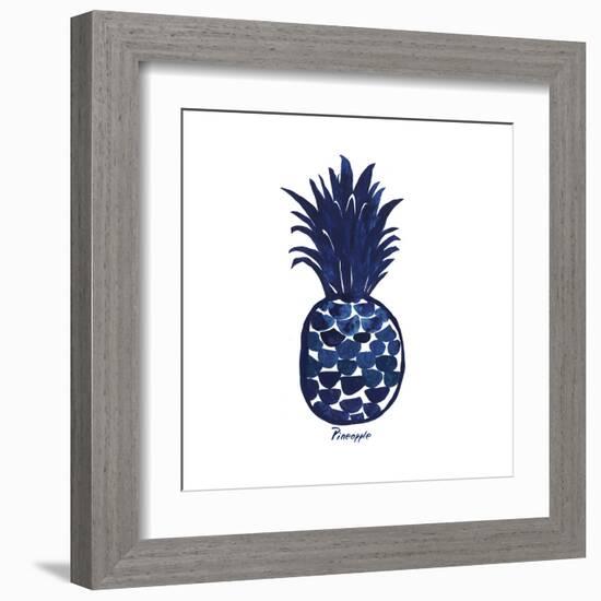 Indigo Pineapple-Aimee Wilson-Framed Art Print