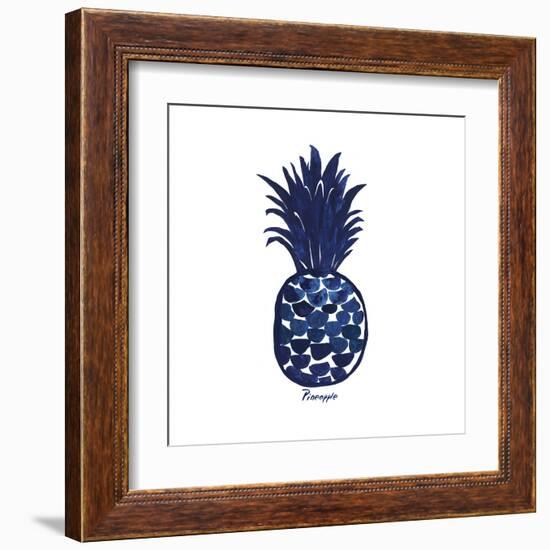 Indigo Pineapple-Aimee Wilson-Framed Art Print