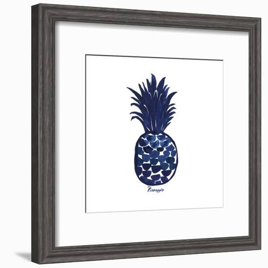 Indigo Pineapple-Aimee Wilson-Framed Art Print