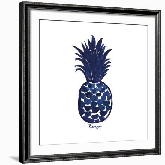 Indigo Pineapple-Aimee Wilson-Framed Art Print