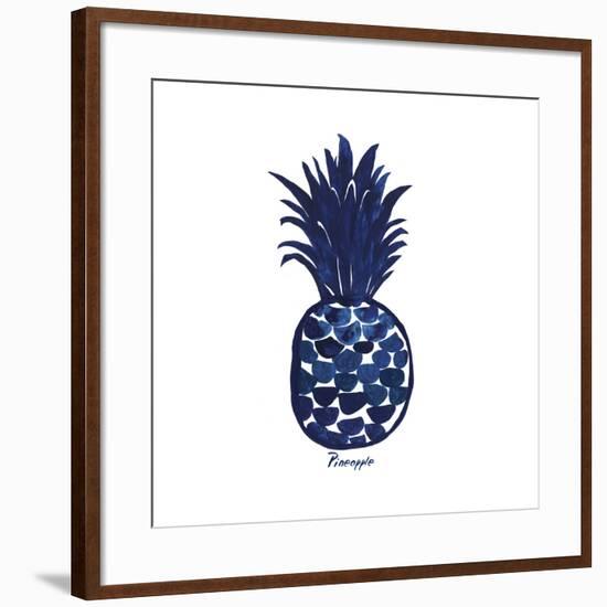 Indigo Pineapple-Aimee Wilson-Framed Art Print