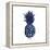 Indigo Pineapple-Aimee Wilson-Framed Stretched Canvas