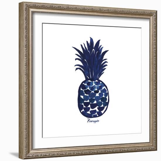 Indigo Pineapple-Aimee Wilson-Framed Art Print