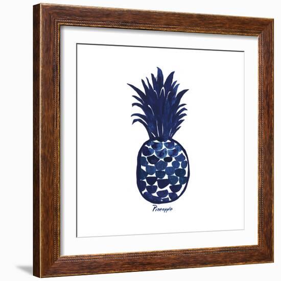 Indigo Pineapple-Aimee Wilson-Framed Art Print