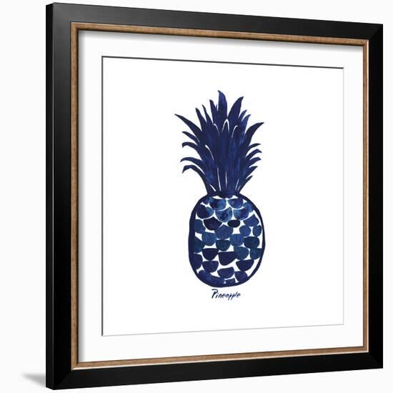 Indigo Pineapple-Aimee Wilson-Framed Art Print