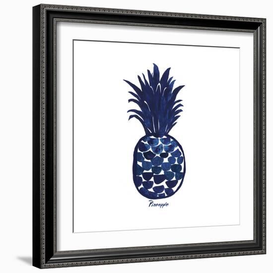 Indigo Pineapple-Aimee Wilson-Framed Art Print