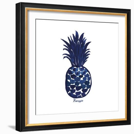 Indigo Pineapple-Aimee Wilson-Framed Premium Giclee Print