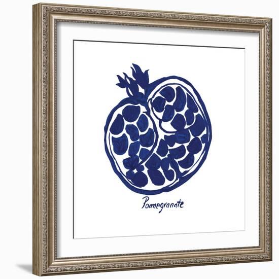 Indigo Pomegranate-Aimee Wilson-Framed Premium Giclee Print