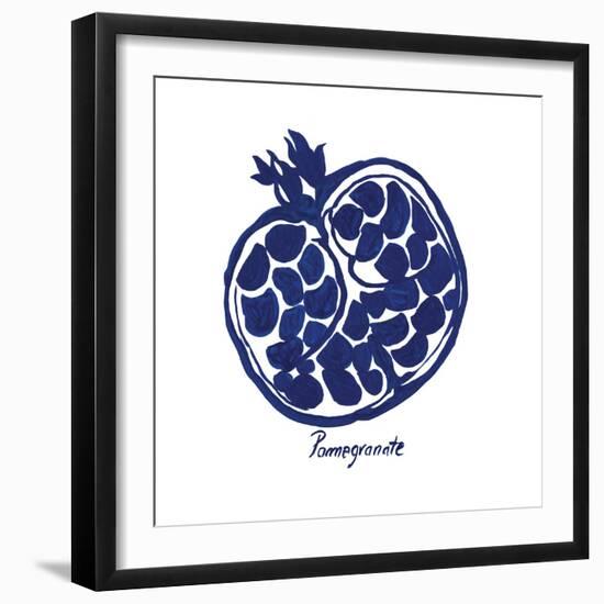 Indigo Pomegranate-Aimee Wilson-Framed Premium Giclee Print