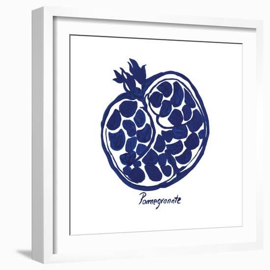 Indigo Pomegranate-Aimee Wilson-Framed Premium Giclee Print