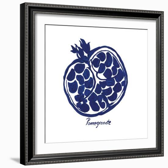 Indigo Pomegranate-Aimee Wilson-Framed Premium Giclee Print