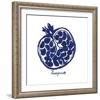 Indigo Pomegranate-Aimee Wilson-Framed Art Print