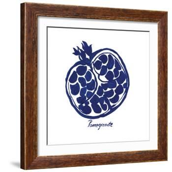 Indigo Pomegranate-Aimee Wilson-Framed Art Print