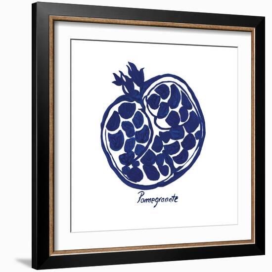 Indigo Pomegranate-Aimee Wilson-Framed Art Print